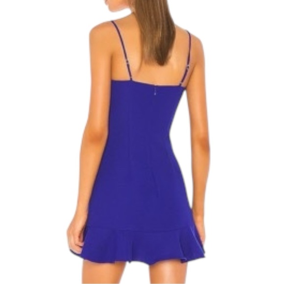 Revolve x Lovers and Friends Teddy Mini Dress in Cobalt Blue Size Medium NWT - Picture 5 of 8